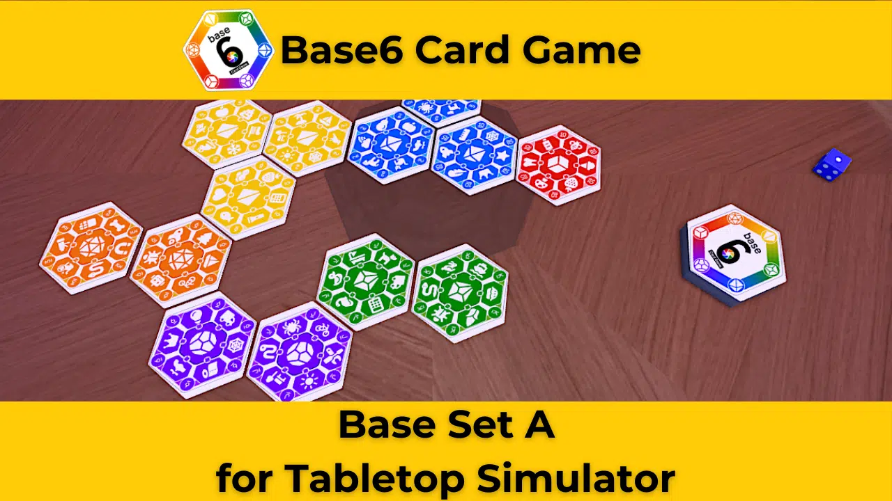 Base6 Card Game Base Set A for Tabletop Simulator