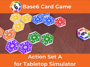 Base6 Card Game Action Set A for Tabletop Simulator