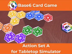 Base6 Card Game Action Set A for Tabletop Simulator