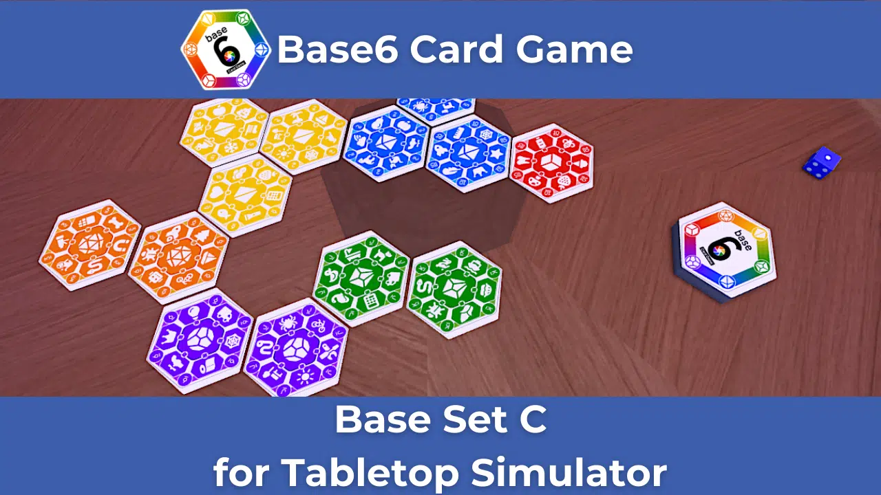 Base6 Card Game Base Set C for Tabletop Simulator