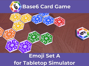 Base6 Card Game Emoji Set A for Tabletop Simulator