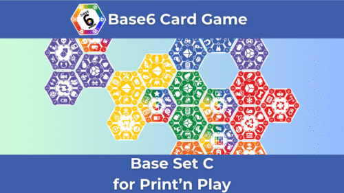 Base6 Card Game Base Set C for Print and Play